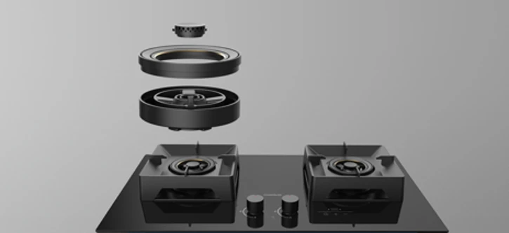 Easy-to-Clean 2 Ring Gas Cooker Easy-to-Clean 2 Ring Gas Cooker
